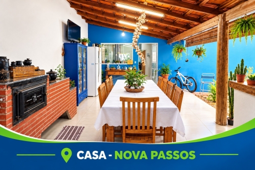 CASA RESIDENCIAL A VENDA - NOVA PASSOS 