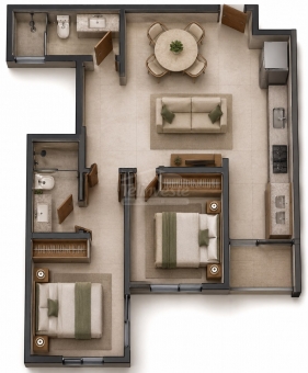 APARTAMENTOS EM CONTRU&Ccedil;&Atilde;O NO BAIRRO BELA VISTA 